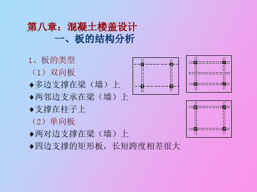 混凝土楼盖设计