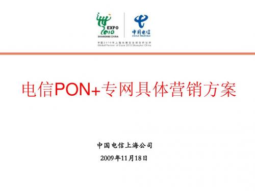 电信信网部PON+专网