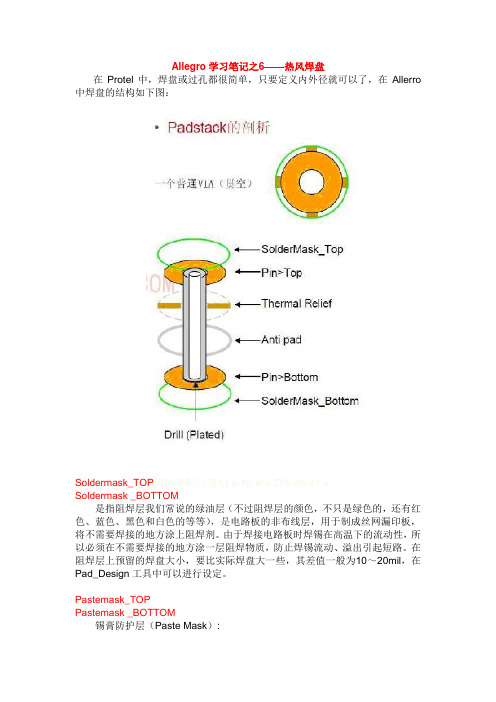 Allegro学习笔记之6_热风焊盘