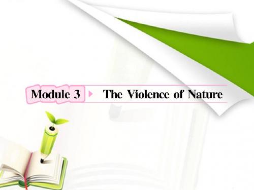 高中英语外研版复习课件：必修3 Module3 The Violence of Nature