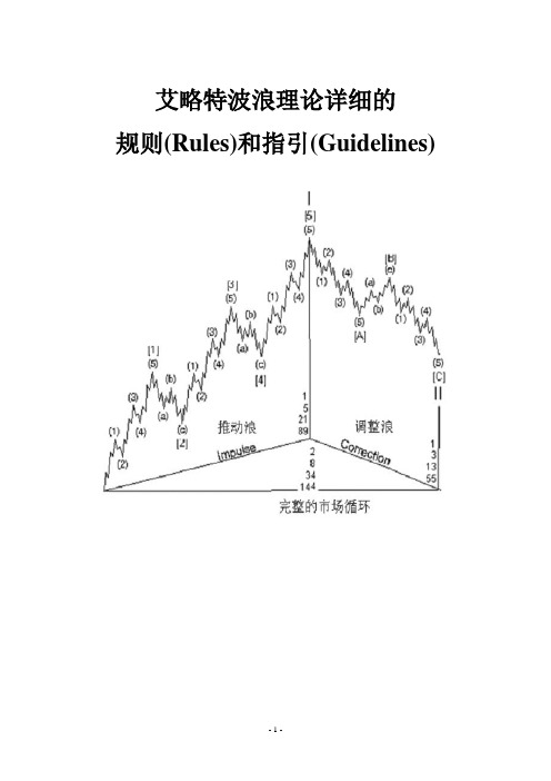 波浪理论详细的规则(Rules)和指引(Guidelines)