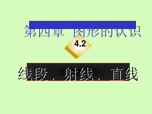 初中数学七年级上册 4.2.2 线段 射线 直线 课件_2