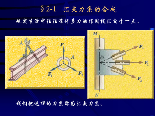 工程力学(单辉祖)合肥工业大学精品讲义02基本力系