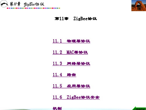 精品课件-无线传感器网络-第11章  ZigBee协议