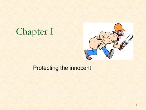 Chapter1《Protecting the innocent》课件1(9页)(牛津