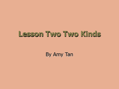 5-2 Lesson Two Two Kinds