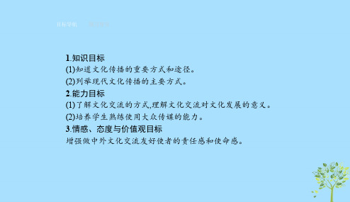 2018_2019学年高中政治第二单元文化传承与创新第三课文化的多样性与文化传播第二框文化在交流中传