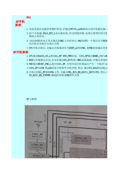 Iphone5开机原理和射频方框图