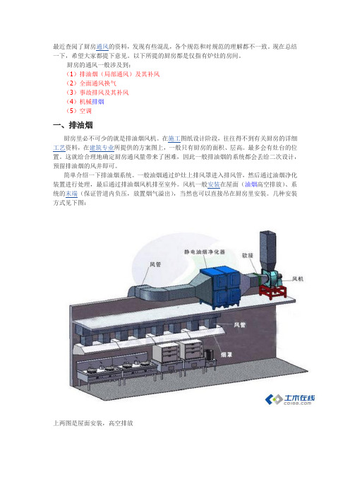 厨房设计要求