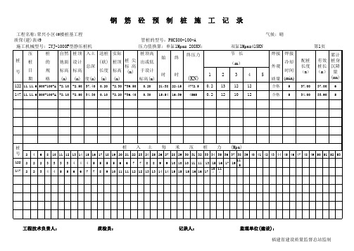 压桩记录表[1]