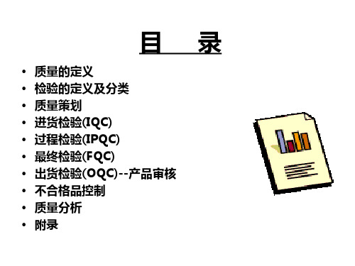 检验员标准知识培训教程