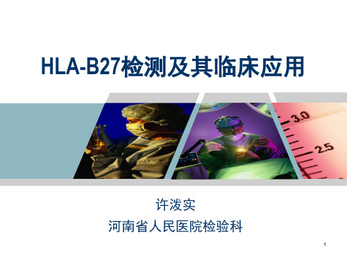 HLA-B27检测及其临床应用