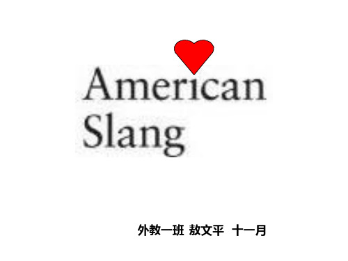 Slang俚语