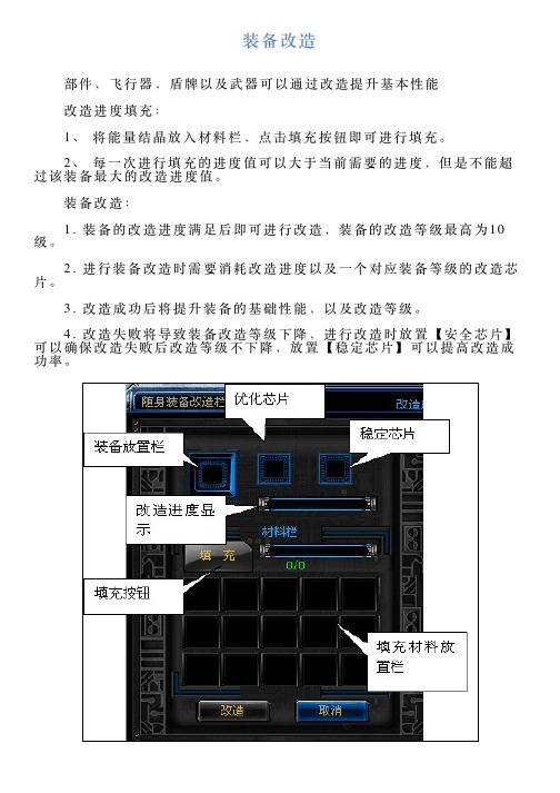 装备改造