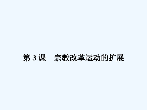 欧洲的宗教改革 PPT课件