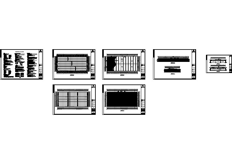 某地区大型公司十米建筑钢结构CAD图