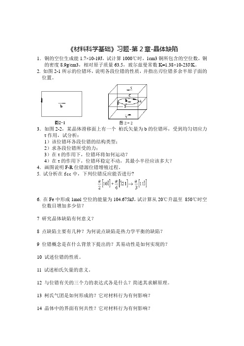 第2章-晶体缺陷-第一季