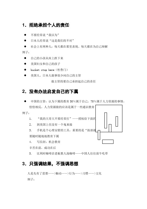 余世维博士的讲座主要内容