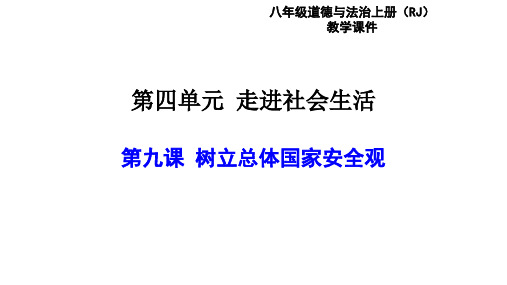 道德与法治《认识总体国家安全观》ppt优秀课件4