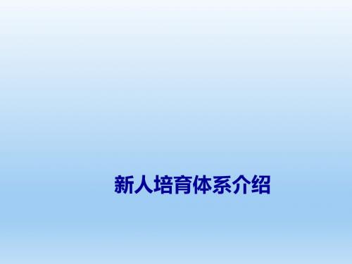 银行保险招聘体系新人培育体系62页