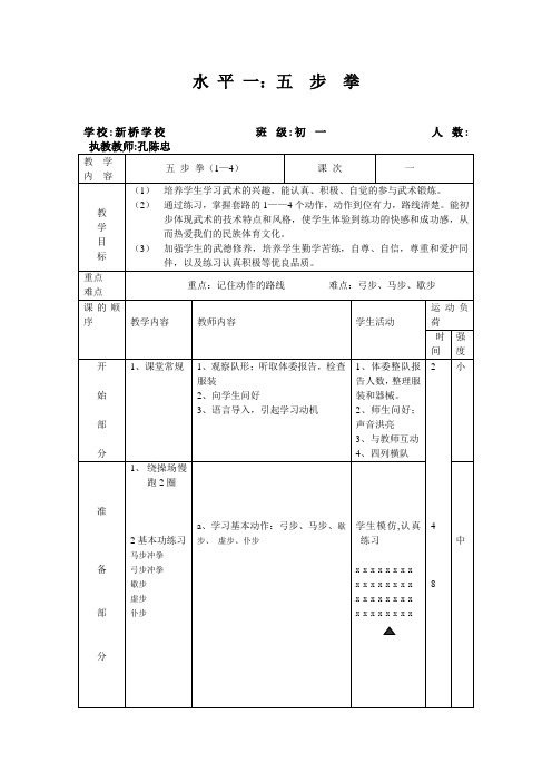 五步拳公开课