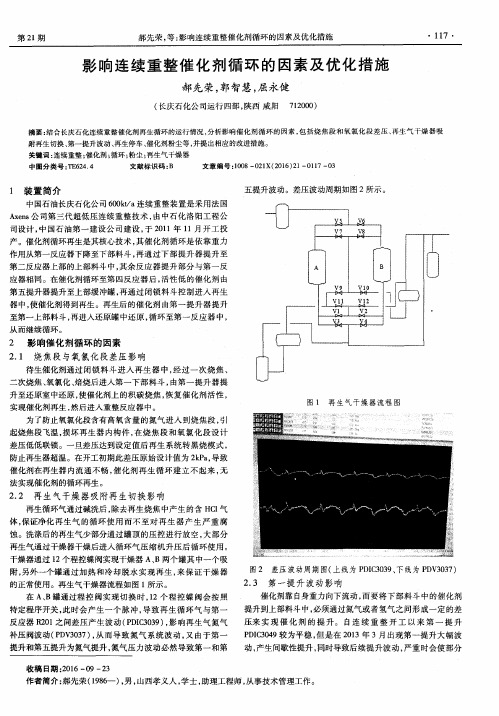 影响连续重整催化剂循环的因素及优化措施