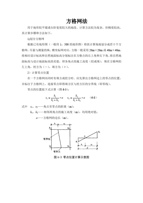 方格网法