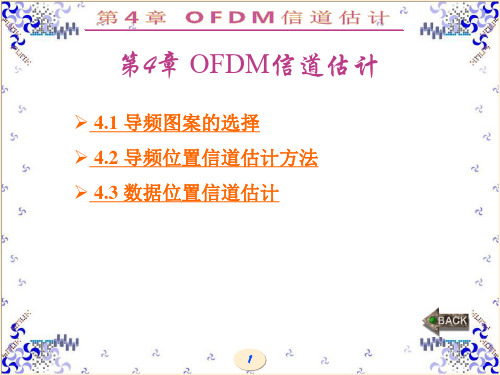 新一代移动通信技术1-OFDM信道估计