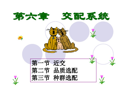 家畜育种学第六章(10级)