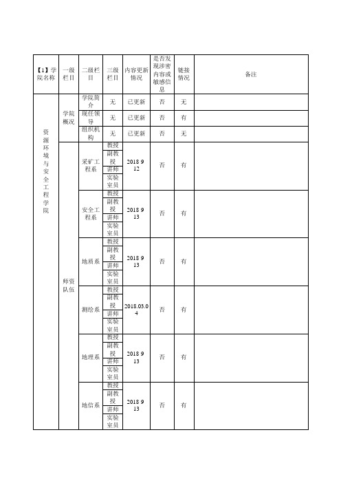 教学院网站检查情况表.doc