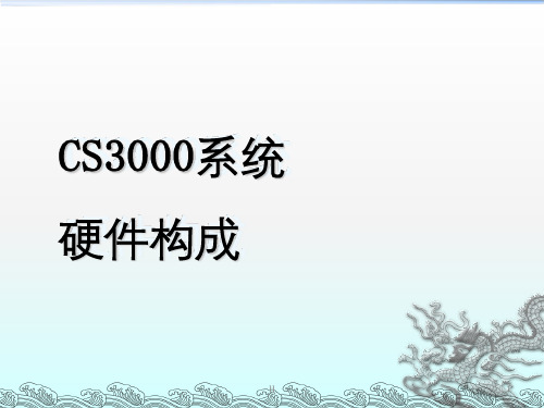 CS3000系统硬件构成