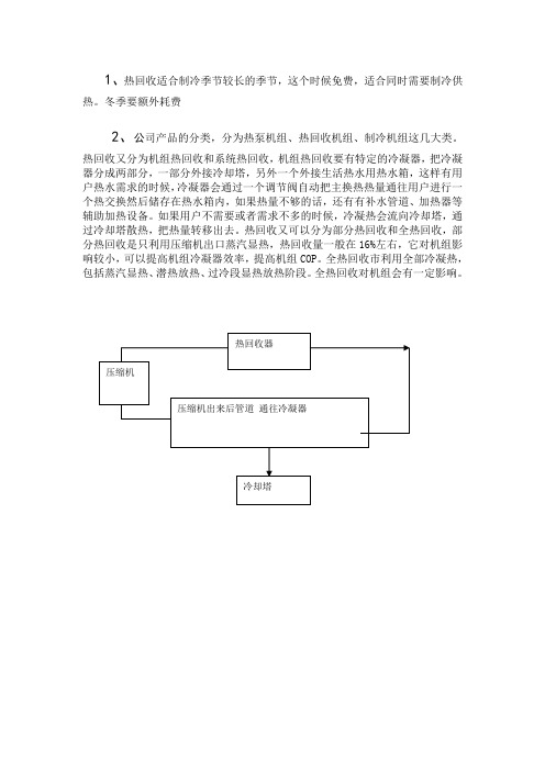 热回收机组知识