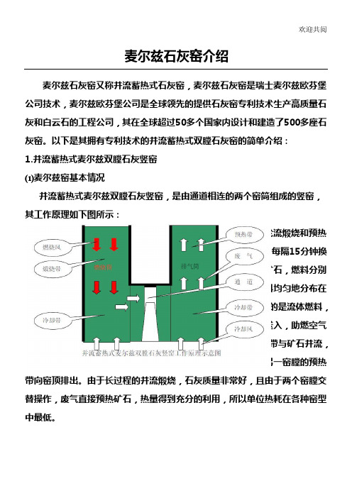 麦尔兹石灰窑介绍及市场前景分析