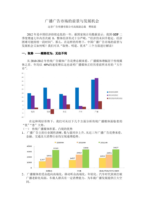 赛立信调研文库——广告广播价值的前景与机会