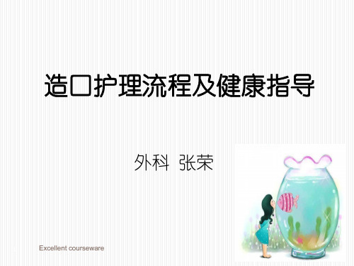 (精编课件)造口袋的更换方法及健康指导.ppt