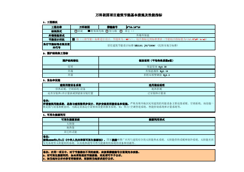 建筑节能公示(模板)