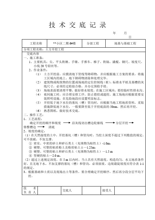 技术交底(土建部分77个)讲课讲稿