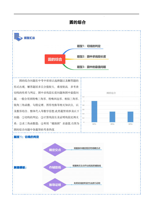 2024年中考数学抢分秘籍(解析版)(全国通用版)：圆的综合