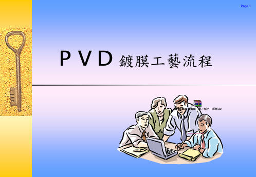 PVD加工工艺流程介照03.20