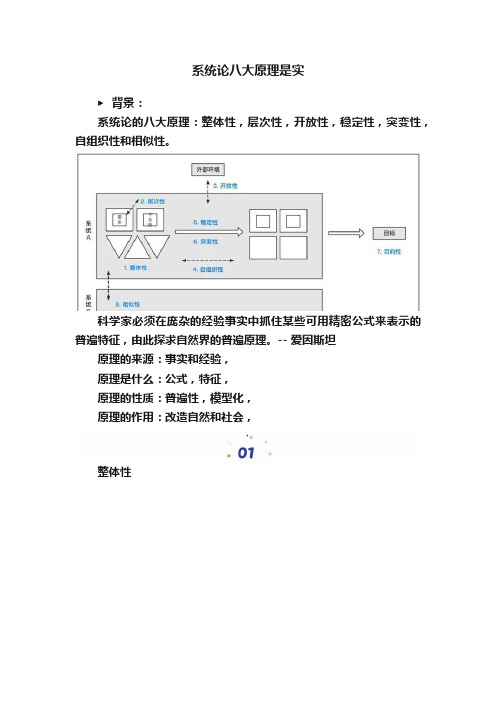 系统论八大原理是实