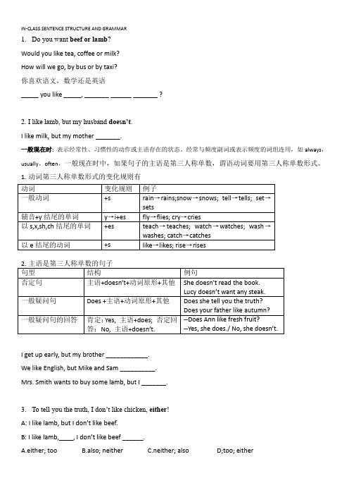 新概念1 NCE1 49 一般现在时讲解 l