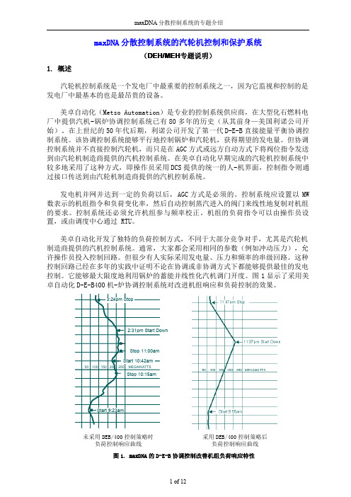 专题7_maxDNA的汽轮机控制系统介绍