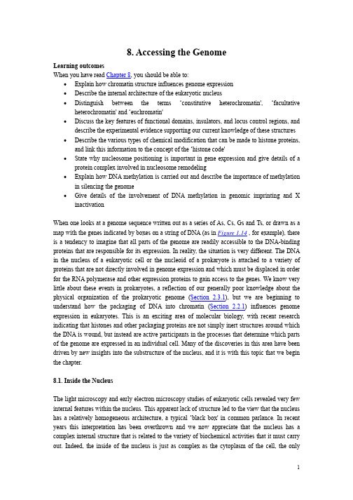 chapter08Accessing the Genome