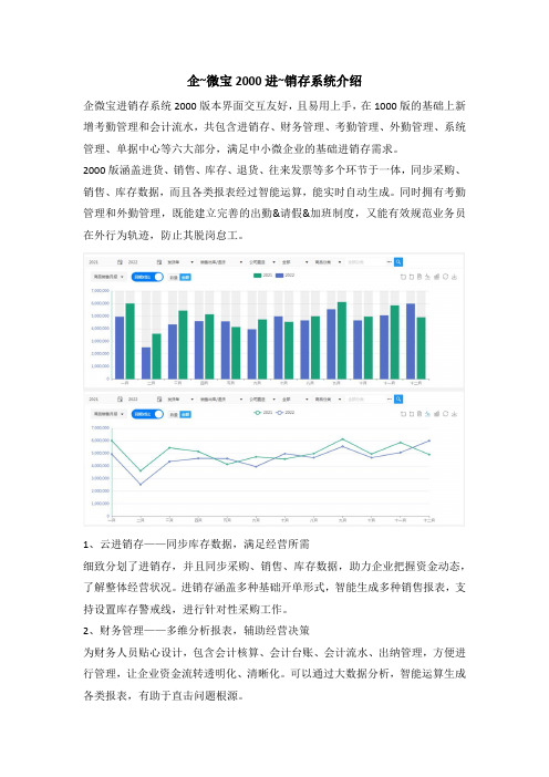 企~微宝2000进~销存系统介绍