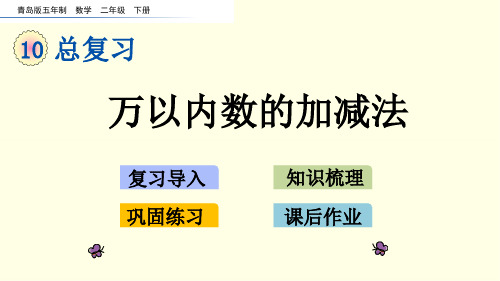 青岛版数学课件(二下)万以内数的加减法