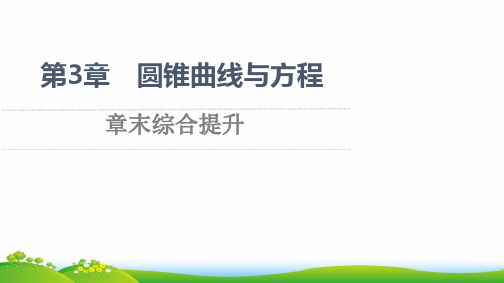 新教材高中数学第3章圆锥曲线与方程章末综合提升课件苏教版选择性必修一