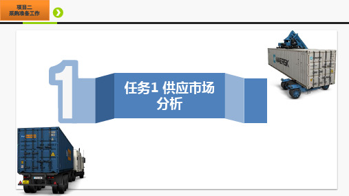 《采购与供应管理》课件——项目二  采购准备工作