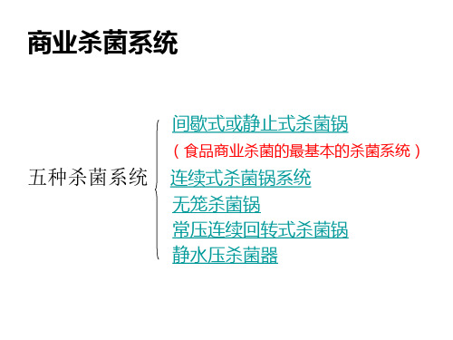 商业杀菌系统