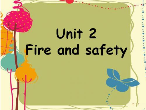 unit2 fire and safety