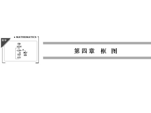 人教A版高中数学选修1-2课件新《4.1流程图》